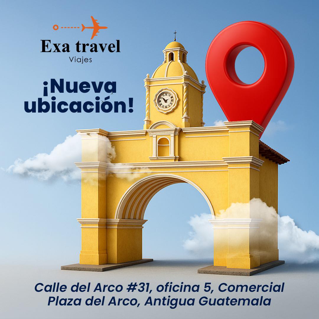 Oficina de Exa Travel en Antigua Guatemala